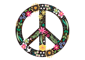 Illustration du logo Peace & Love